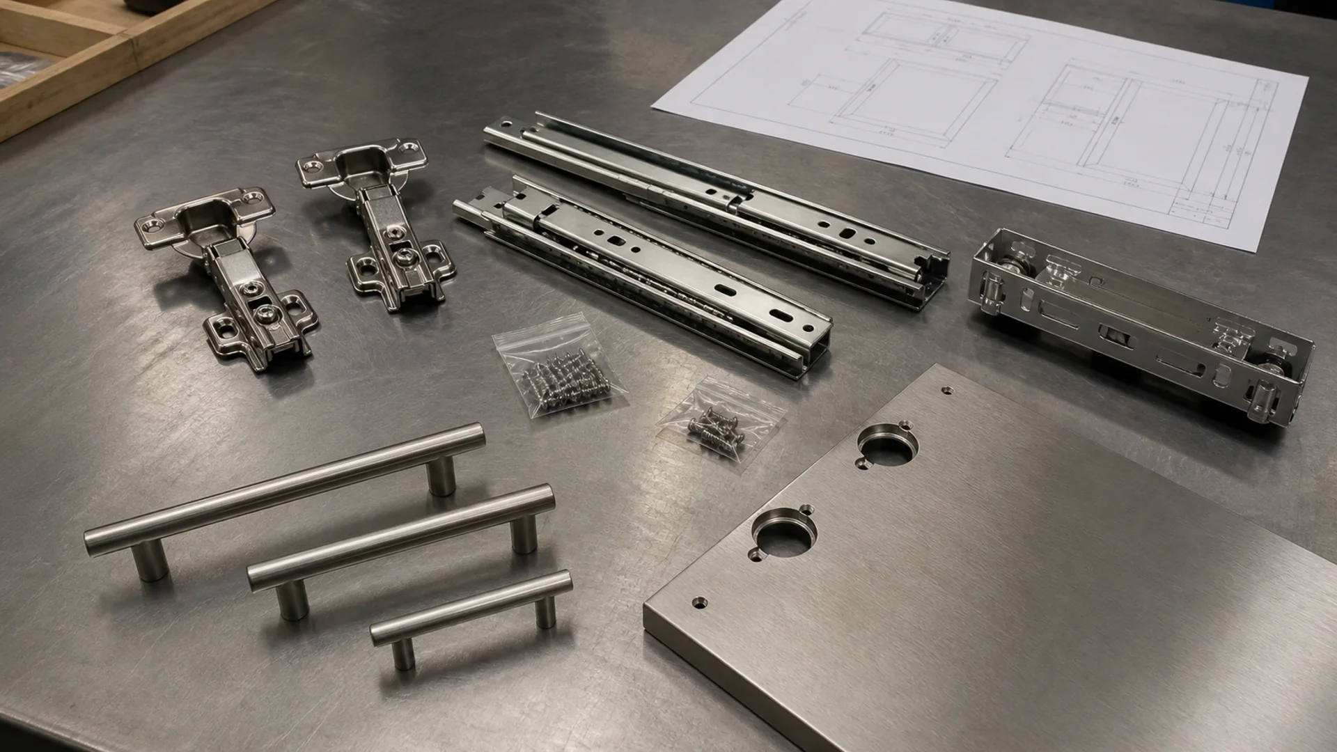 Cabinet Hardware for Stainless Steel Cabinets: What Overseas Buyers Should Specify