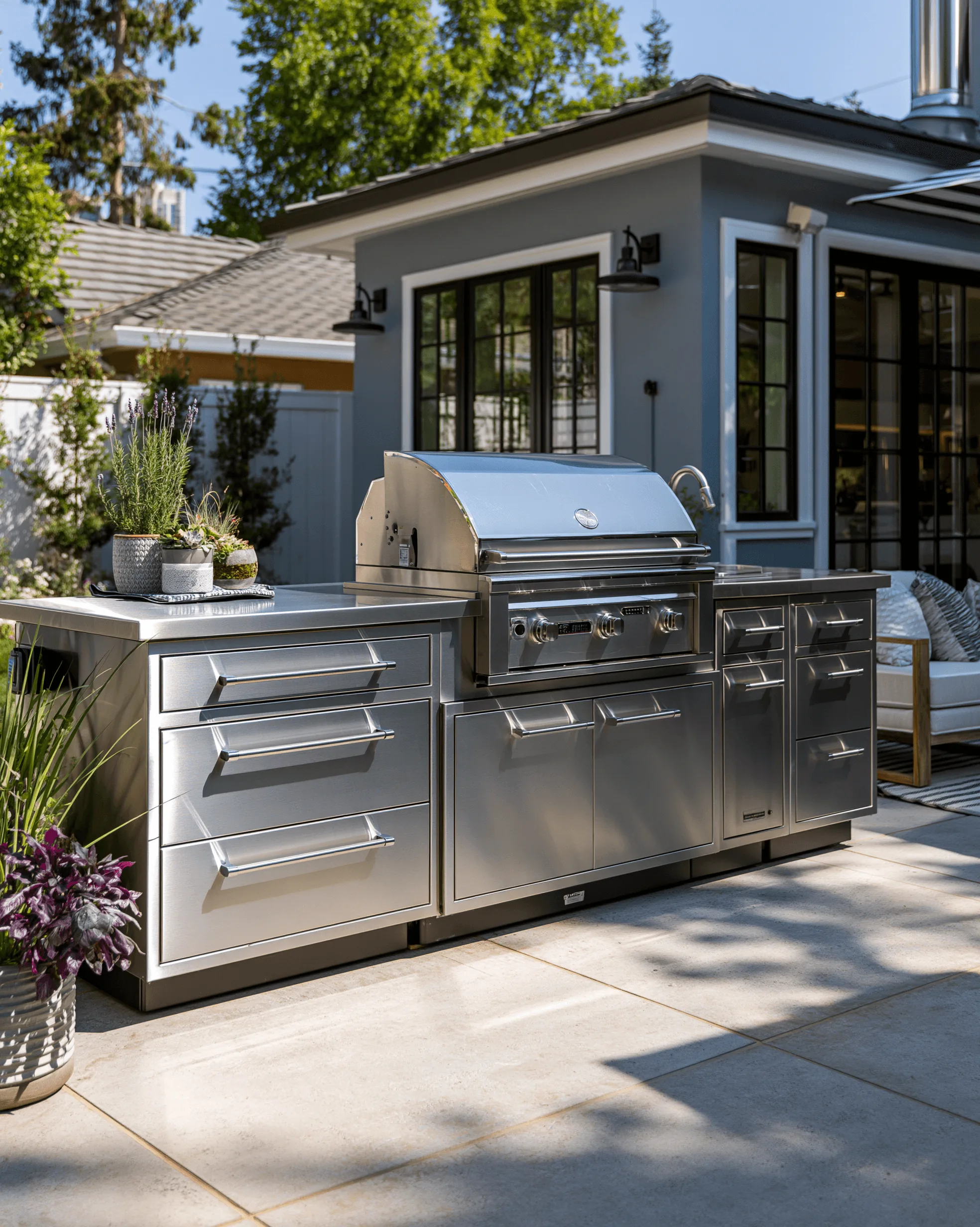 Zovia Classic Estate & Garden stainless steel outdoor kitchen