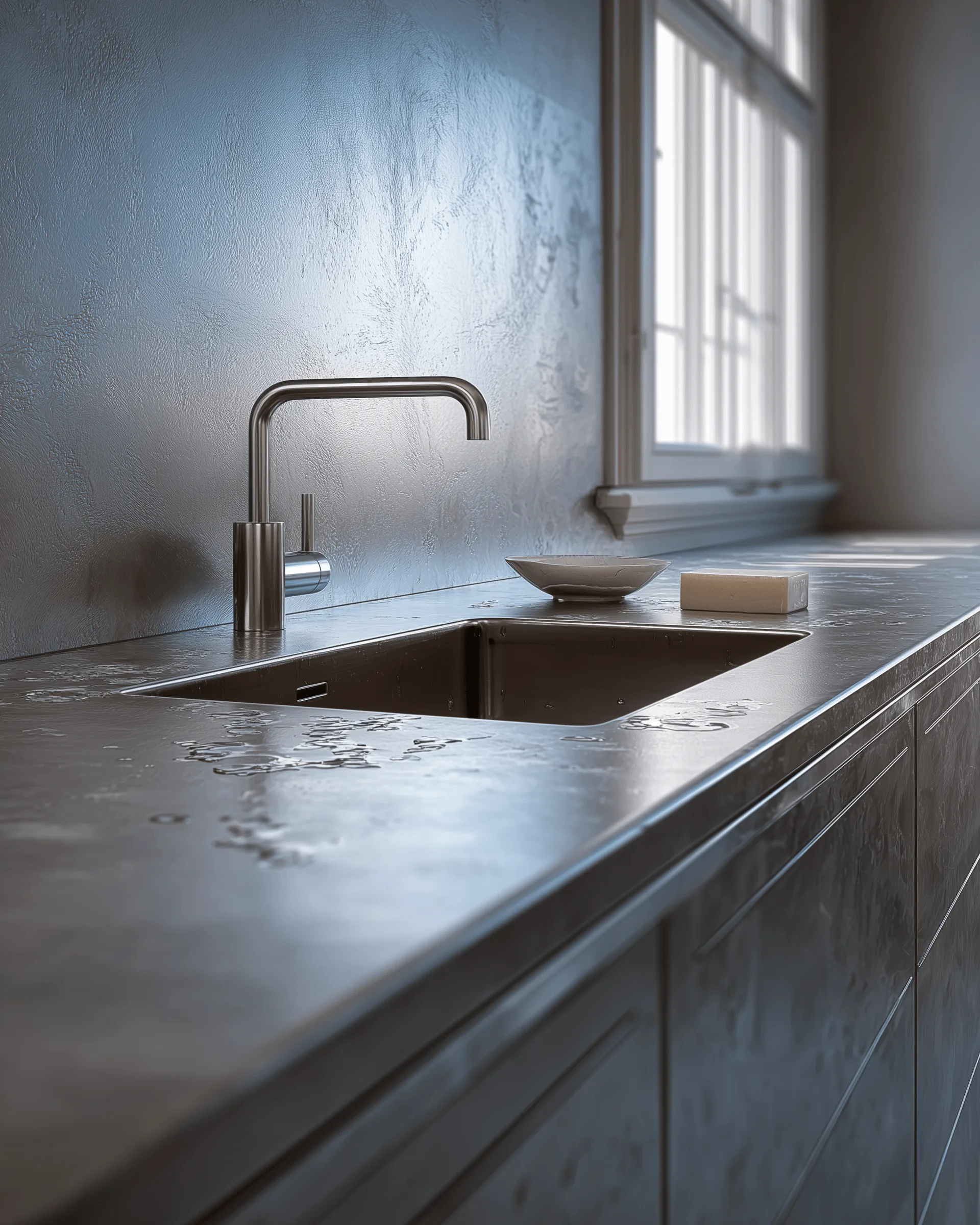Indoor cabinetry application detail — Designer Bathroom